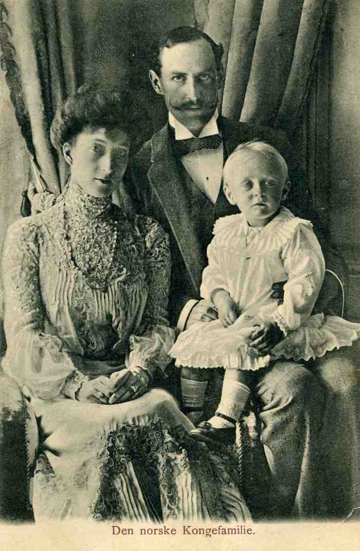 Den norske kongefamilie  st Stavanger/Haugesund 1906