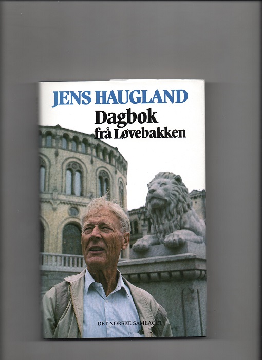 Dagbok frå Løvebakken, Jens Haugland, Samlaget 1988 Smussb. Pen O2