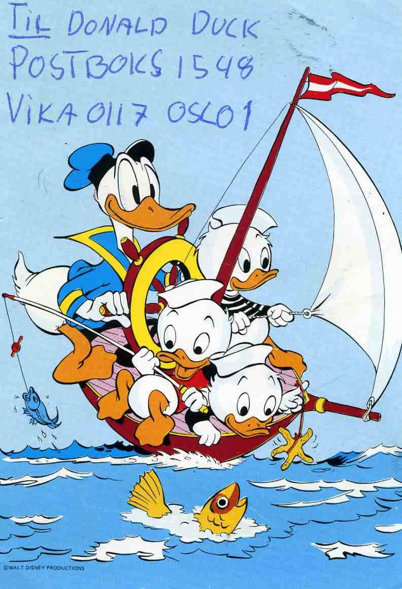 Motiv Donald Duck nr 10 1950 st 1987
