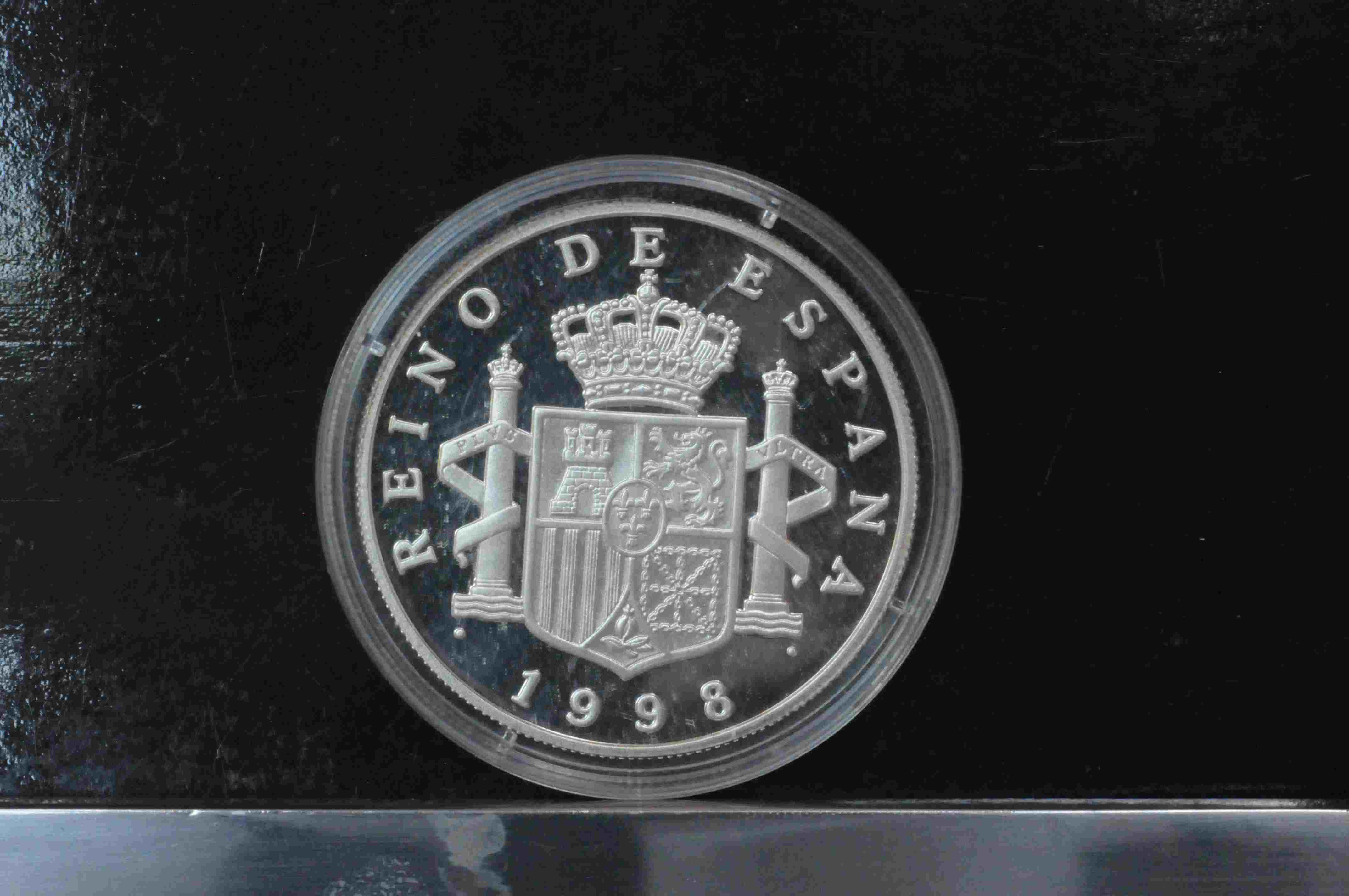 Juan Carlos I Spania 1998 sølv proof