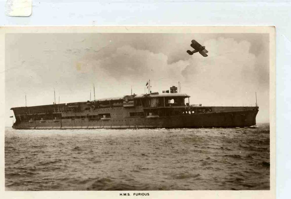 HMS Furious  W E Mack 1929