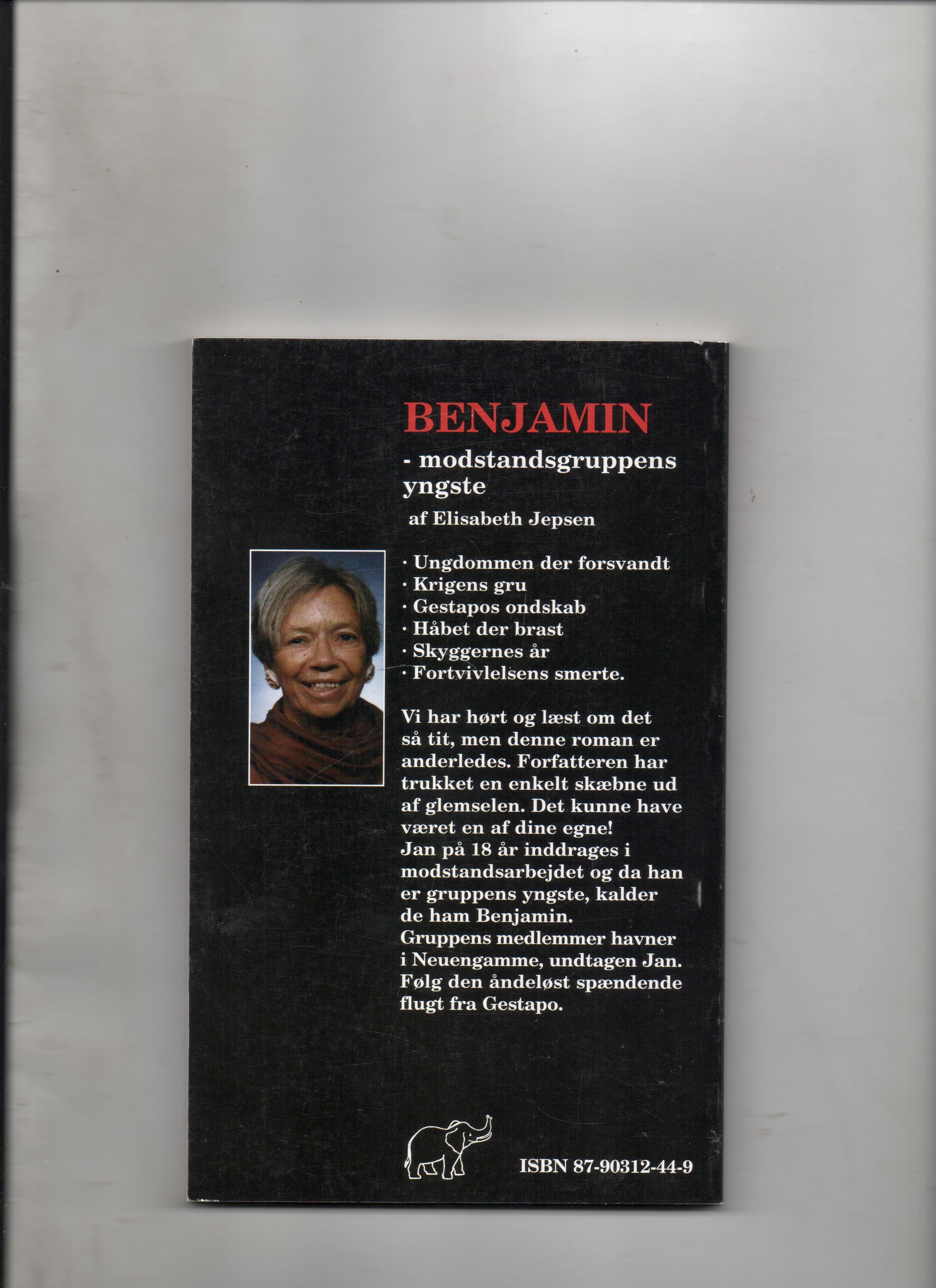 Benjamin - modstandsgruppens yngste, Elisabeth Jepsen, Ca'Luna 1997 P Pen N 