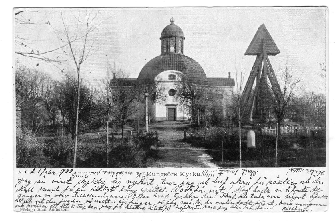 Kungsôrs kyrka Emil Anderson st Valskog 1902
