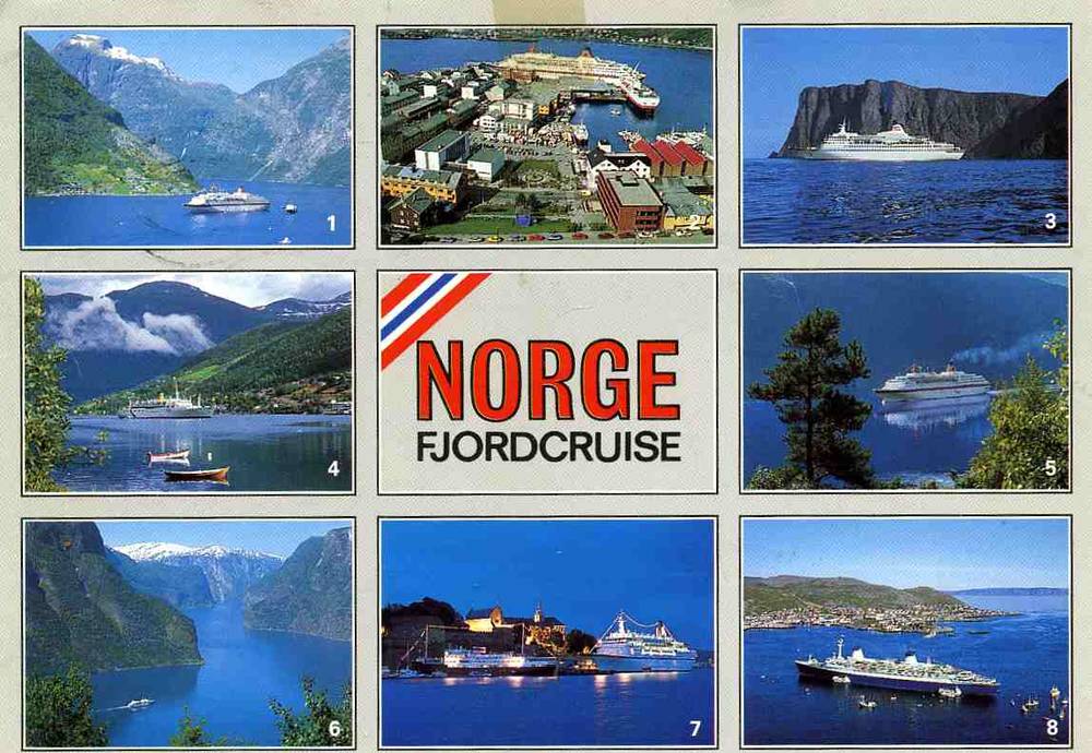 Norge Fjordcruise  1992 A; 13587 0