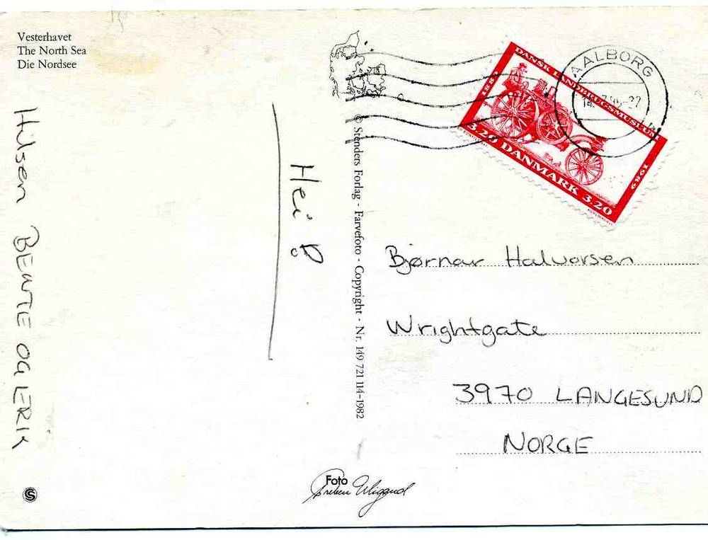 vesterhavet Danmark  Stender  st Aalborg 1985