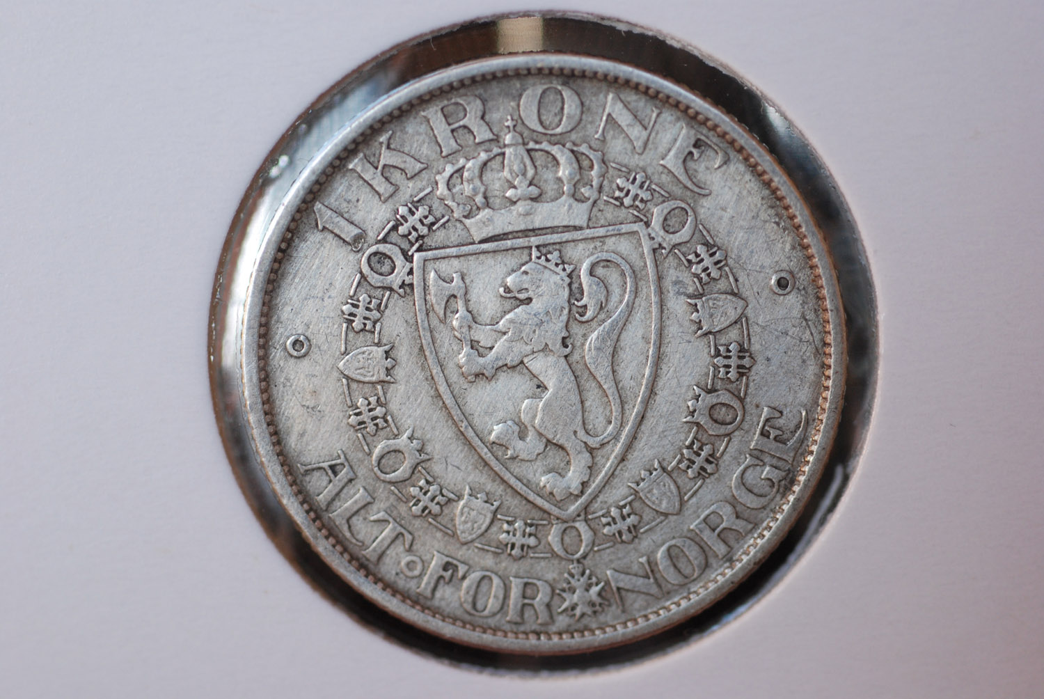 1 kr 1917 Norge Kv1+