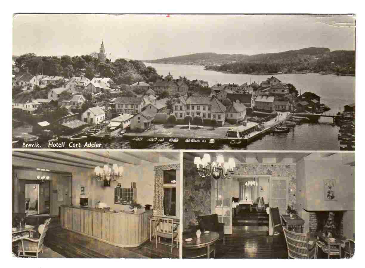 Brevik Hotell Cort Adeler st Brevik 1953