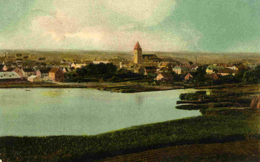 Hobro sett fra bluesbakken Warburg