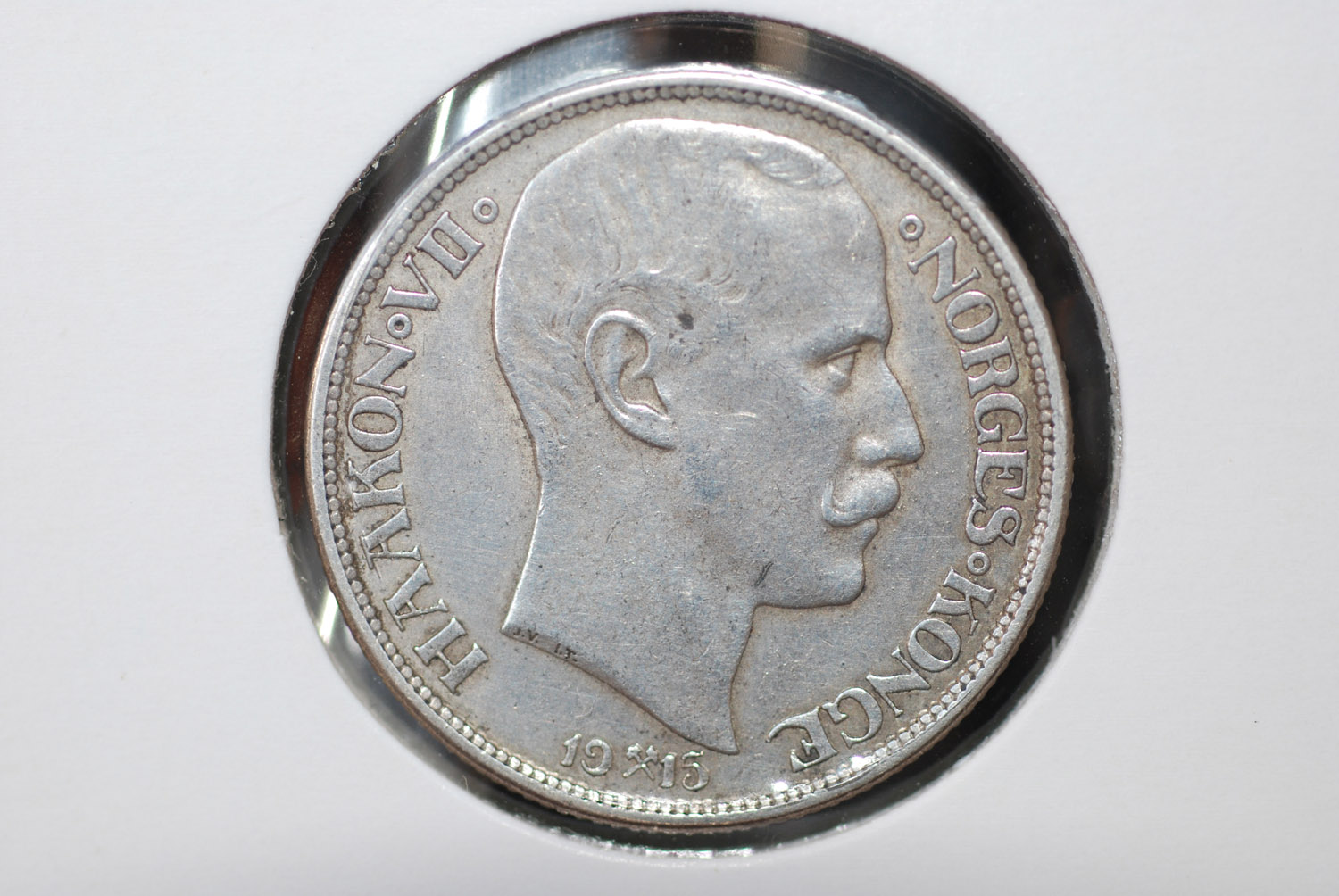 1 kr 1915 Kv1/1+ kanthakk