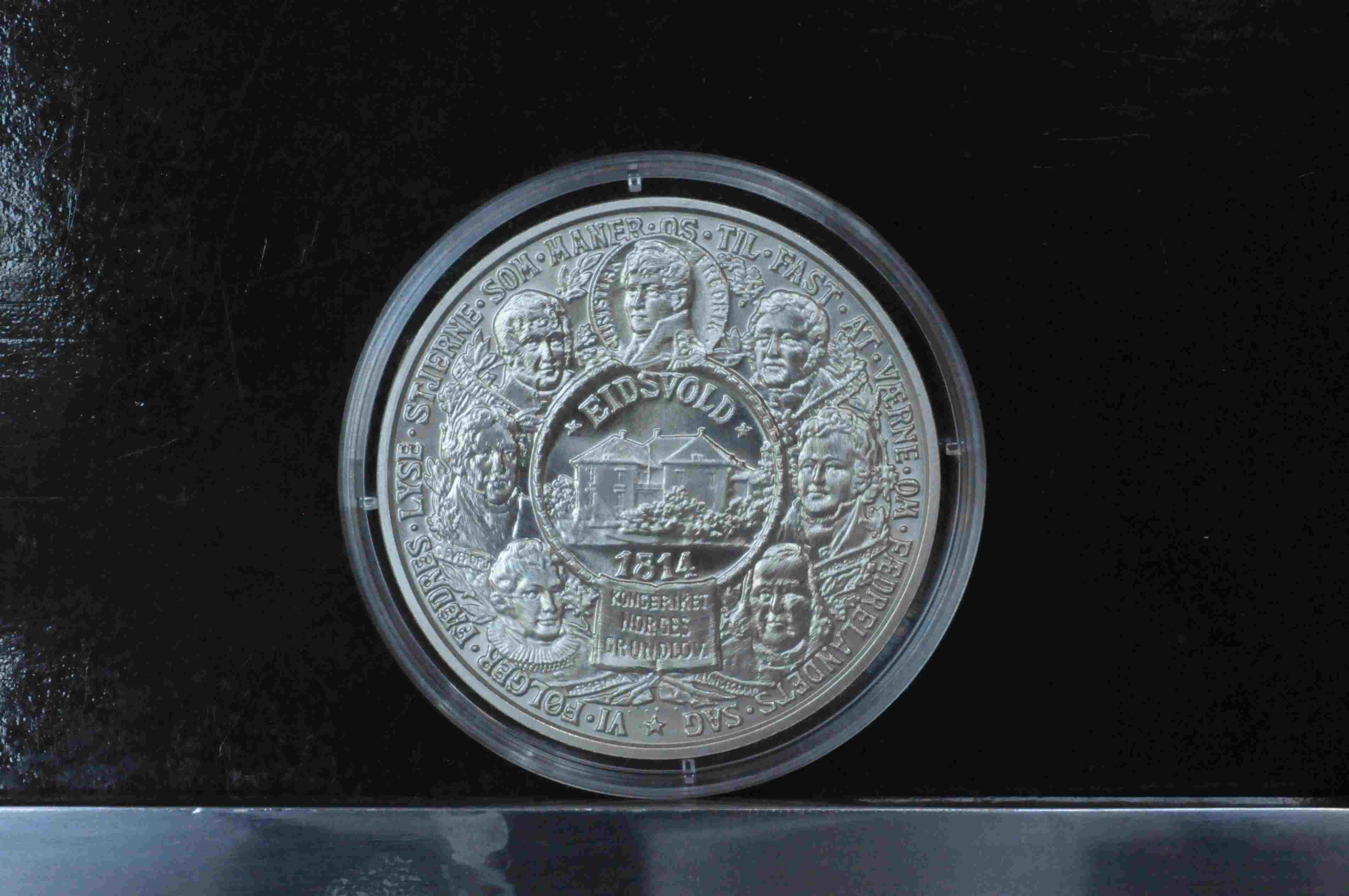 Jubilæum 1814-1914-2014 Norges grunnlov 200 år proof sølv