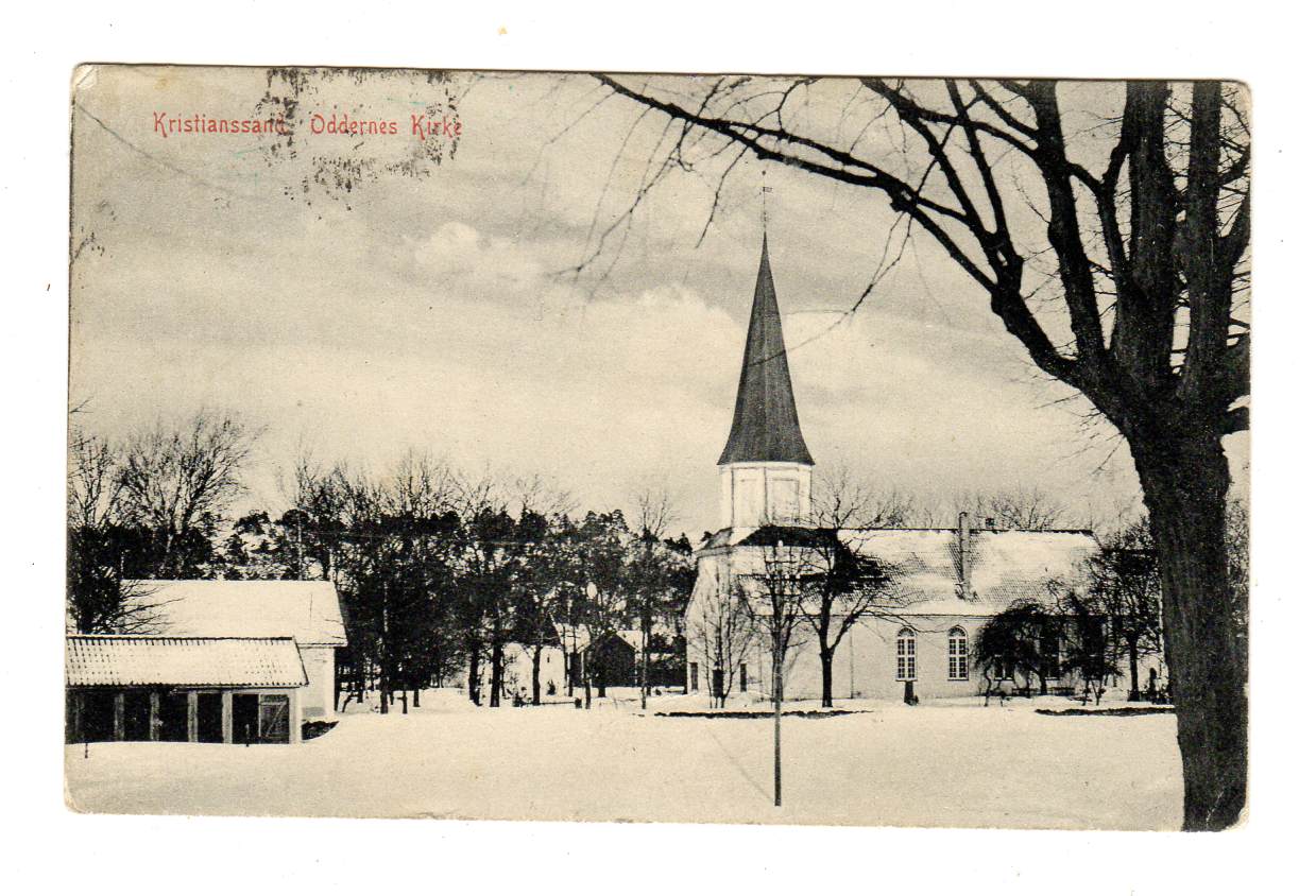 Kristiansand Oddernes kirke Torstensen 1912