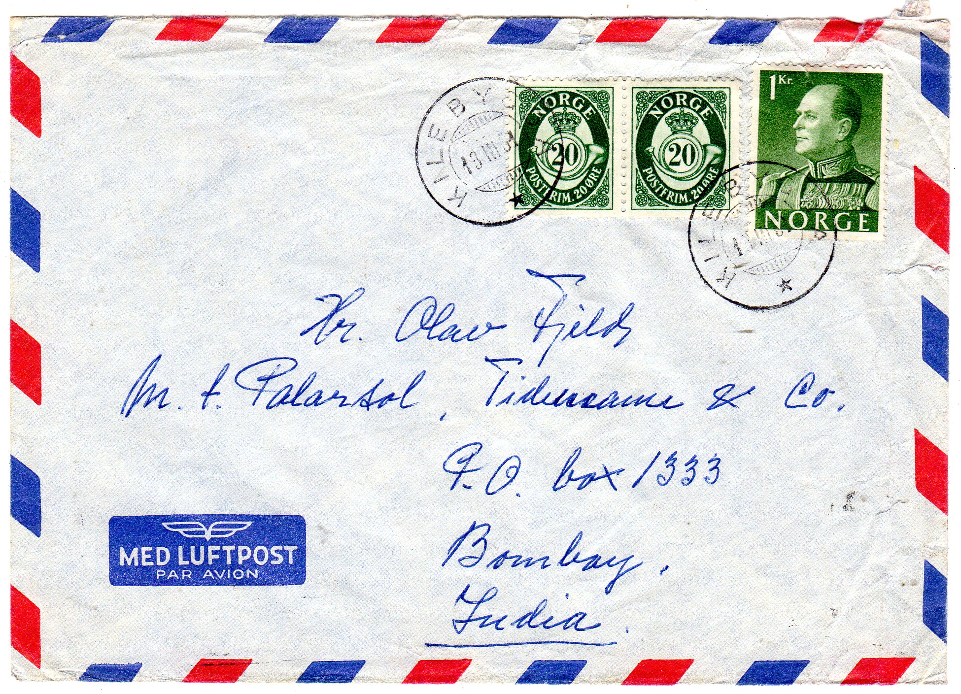 St Kilebygda Luftpost 13 III 61 nr 3