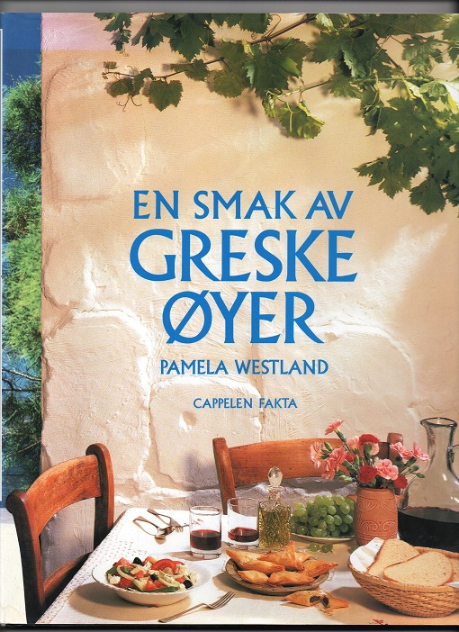 En smak av greske øyer, Pamela Westland, Cappelen 1994 Smussbind Pen O