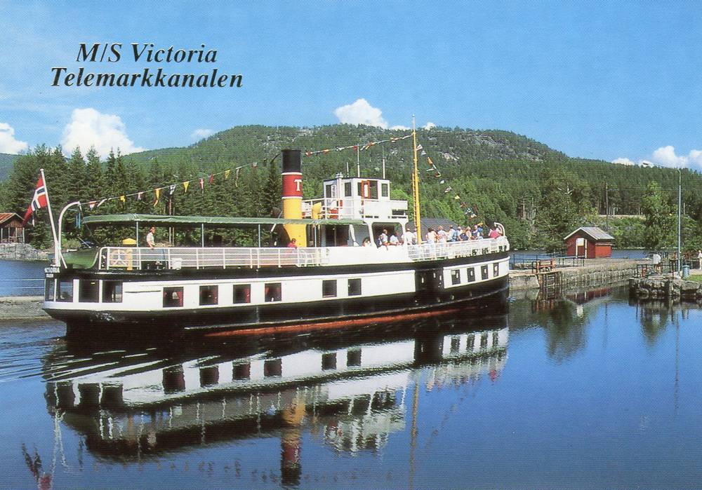 M/S Victoria Telemarkskanalen Kjeldal i Lunde Nordahl 2381
